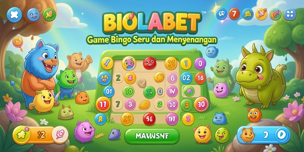 Tampilan gameplay Bingo di BIOLABET yang seru dan interaktif.