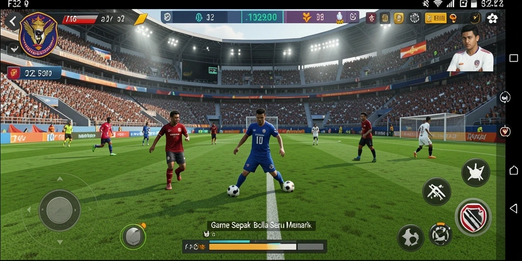 Tampilan gameplay F32 yang menegangkan dan penuh aksi di lapangan.