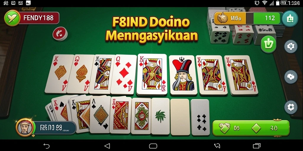 Screenshot gameplay FENDY188 menampilkan aksi seru permainan Domino.