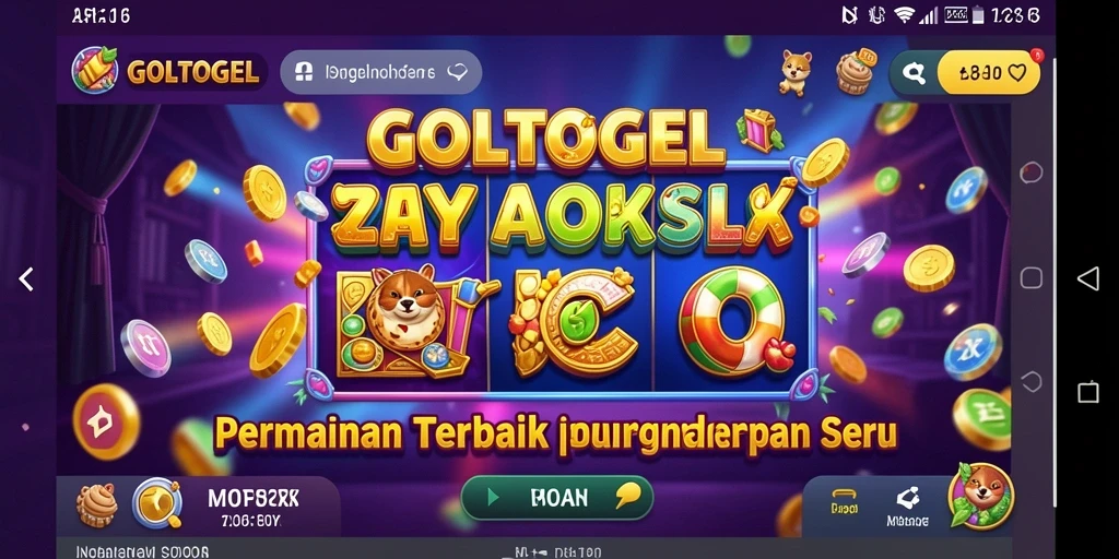 Tampilan gameplay GOLTOGEL yang menarik dan penuh warna.
