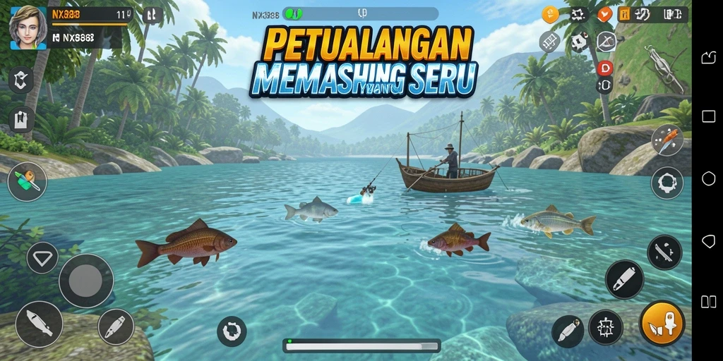 Tangkapan ikan yang menakjubkan di gameplay NX888.