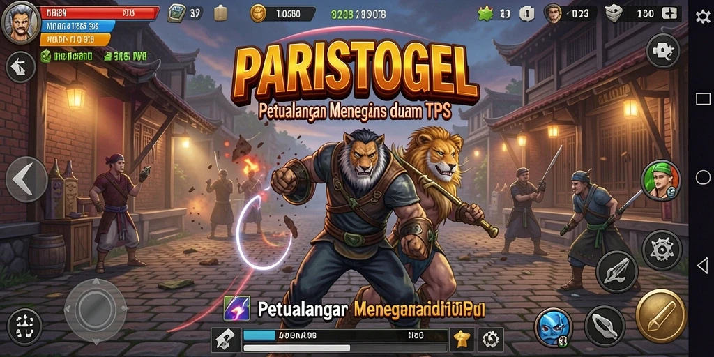 Tangkapan layar utama menampilkan aksi mendebarkan dalam PERANG TPS.