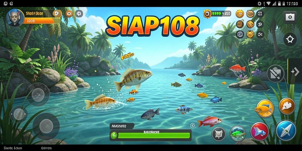 Tangkapan ikan yang megah dalam gameplay SIAP108.