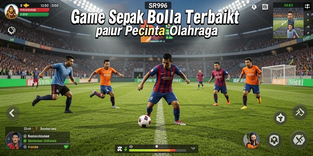 Gameplay sepak bola mendebarkan di SR996 dengan visual yang menakjubkan.