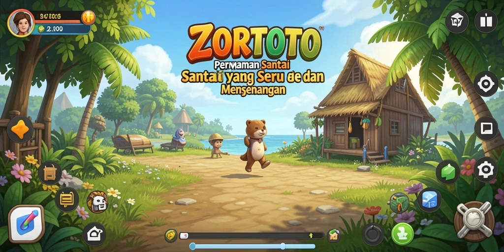 Gameplay <strong>ZORTOTO</strong> yang menyenangkan dan penuh warna.